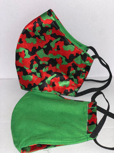 Camo Face Masks (Green)