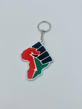 Cargar imagen en el visor de la galería, Pan African Fist Keychain