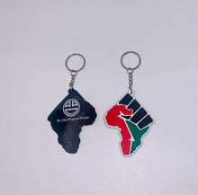 Cargar imagen en el visor de la galería, Pan African Fist Keychain